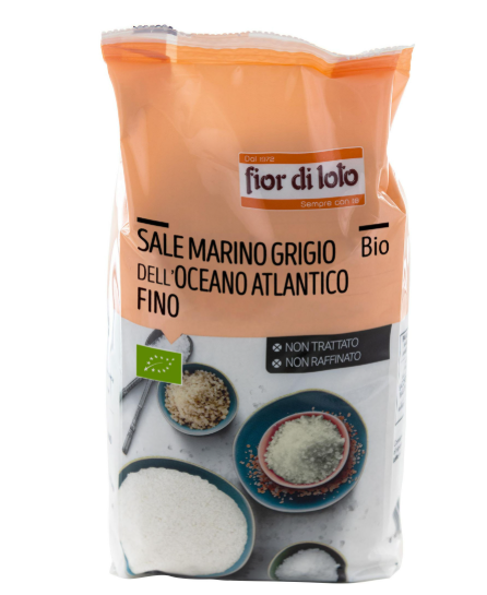 Fior Di Loto Sale Marino Grigio Dell Oceano Atlantico Fino 1 Kg
