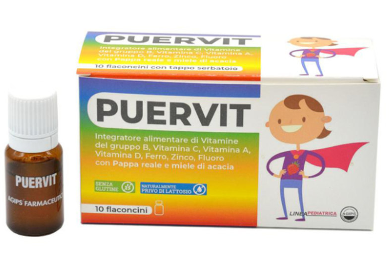 Agips farmaceutici Puervit 10 Flaconcini 10ml