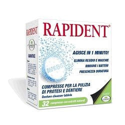 Rapident Compresse 32 Pezzi