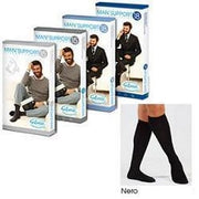 Man Support 18 Cotone Gambaletto 18 Nero