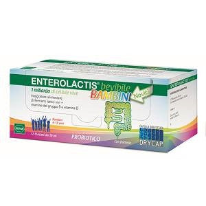Enterolactis Bevibile Bambini 12 Flaconcini
