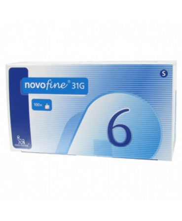 Ago Novofine G31 6mm Ago Per Penna Da Insulina 100 Aghi