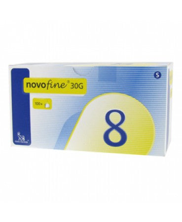 Ago Novofine Per Penna Da Insulina G30 8mm 100 Aghi