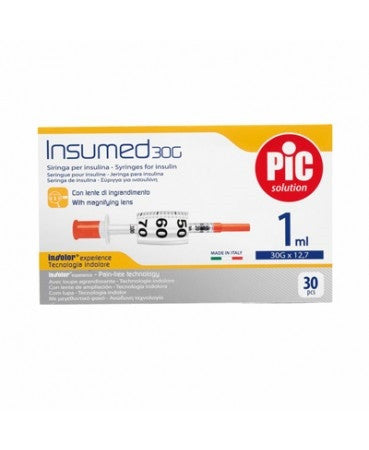 Pic Insumed Siringa Da Insulina Con Ago G26 1ml