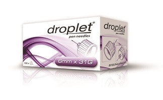 Ago Droplet Pen Ago Per Penna Da Insulina G31 6mm 100 Aghi