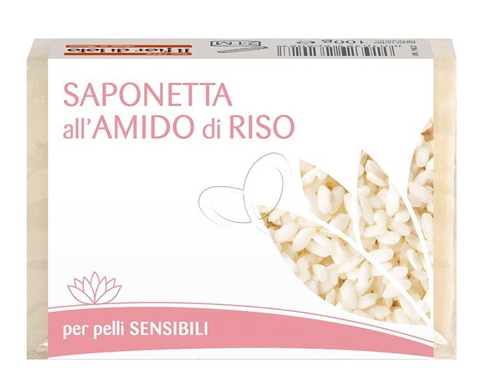 Saponetta Vegetale All'amido Di Riso 100gr Il Fior Di Loto