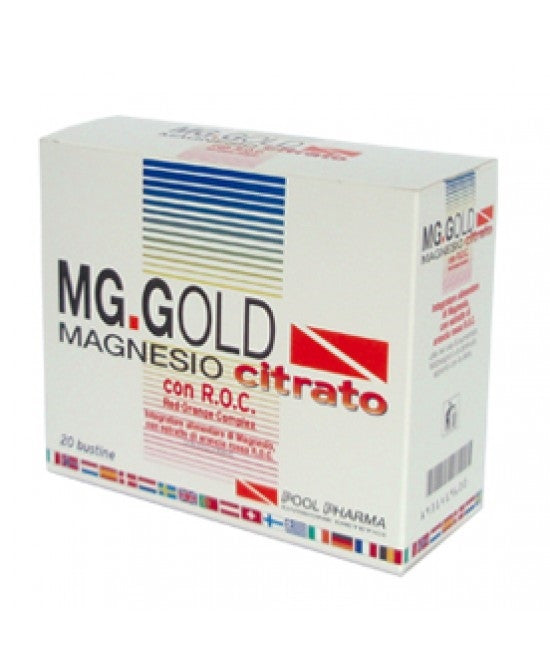 Mg Gold Magnesio Citrato 20 Bustine
