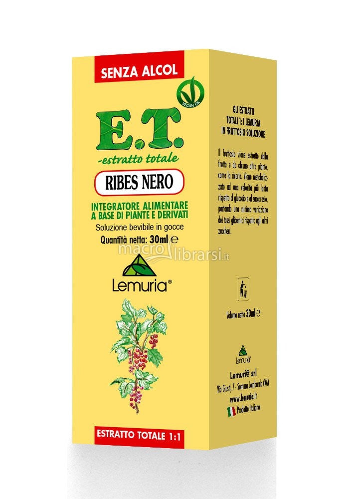 Lemuria Ribes Nero Estratto Totale 30ml