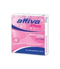 Attiva Plus 10x10 Cm Non Aderente 10 Medicazioni
