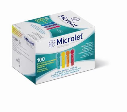 Lancette Microlet Colorate 25 Lancette