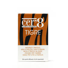 Cer8 Tigre Adesivo 36 Pezzi