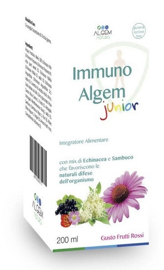 Immuno Algem Junior sciroppo integratore 200ml