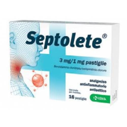 Septolete*16pastiglie 3mg+1mg