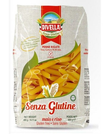 Divella Penne Rigate Mais & Riso 400g