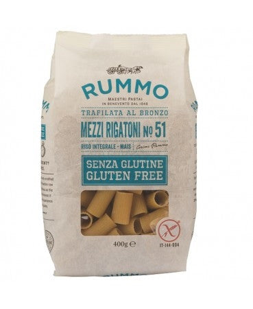 Rummo Mezzi Rigatoni Mais&riso Integrale Senza Glutine 400g