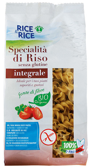 Rice&rice Fusilli Pasta Di Riso Integrale Senza Glutine 250g
