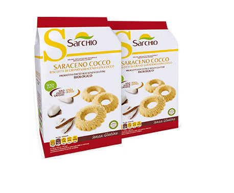 Sarchio Biscotti Grano Saraceno E Cocco Senza Glutine 200g