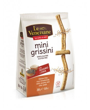 Le Veneziane Mini Grissini Con Sesamo E Chia 250g