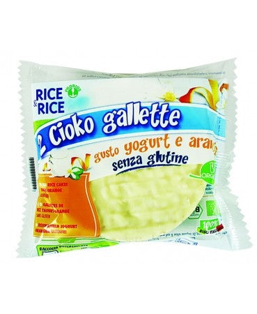 Rice&rice Gallette Con Yogurt Arancia 33g