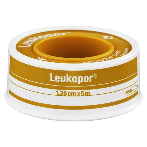 BSN Leukopor cerotto con rocchetto misure 1,25 x 500 cm
