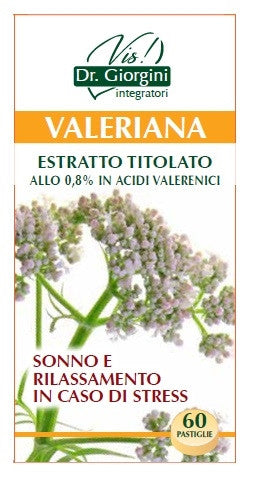 Dr. Giorgini Vis Valeriana Estratto Titolato 60 Pastiglie