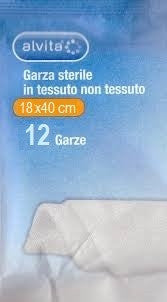 Garza Alvita Sterile 18x40cm Tnt 12 Pezzi