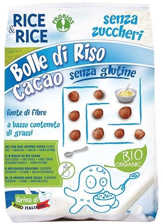 Rice&rice Bolle Di Riso Al Cacao Senza Lievito 150g