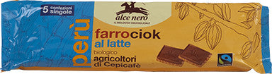 Alce Nero Farrociok Al Latte Biologico 5x28g