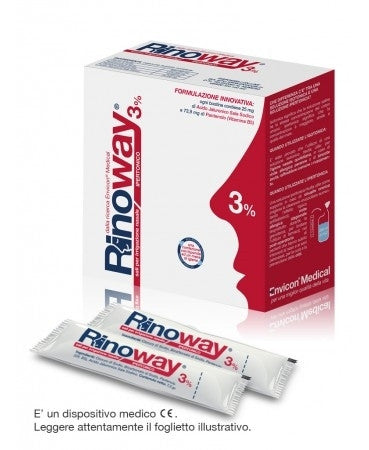 Envicon Medical Rinoway 3% Sali Ipertonici Bustine