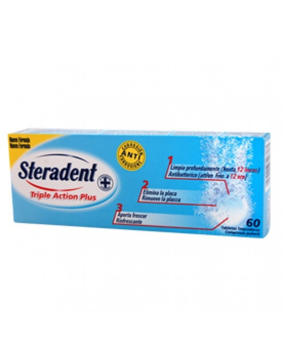 Steradent Triple Action Plus 60 Compresse