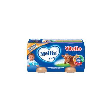 Mellin Omogeneizzato Gusto Vitello 2 Vasetti X 80g