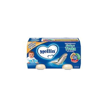 Mellin Omogeneizzato Gusto Trota 2 X 80 Gr