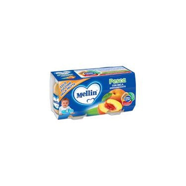 Mellin Omogeneizzato Gusto Pesca 2 X 100 Gr