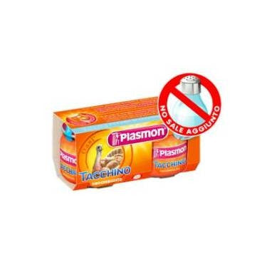 Plasmon Omogeneizzato Al Tacchino 2 X 80 Gr