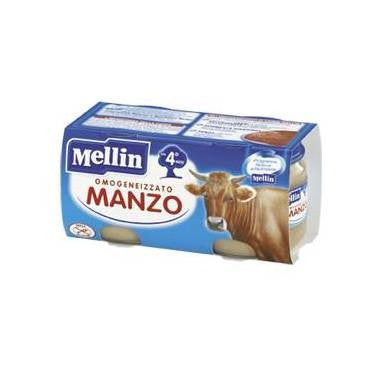 Mellin Omogeneizzati Al Manzo 2 X 80 Gr