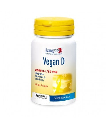 Longlife Vegan D 2000 U.I. 60 Compresse