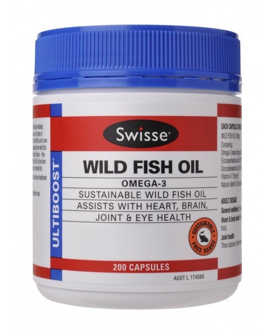 Swisse Wild Fish Oil Omega 3 200 Capsule