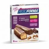 Pesoforma Barrette Latte E Caramello 12 Pezzi