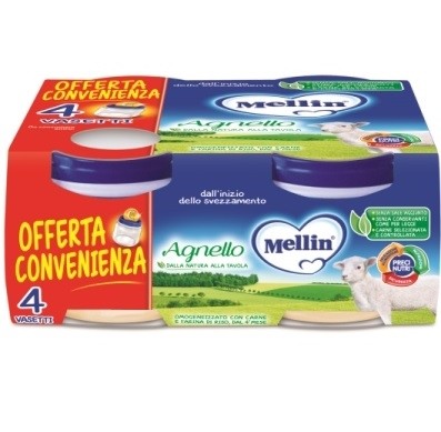 Mellin Omogeneizzato Di Agnello 4x80g