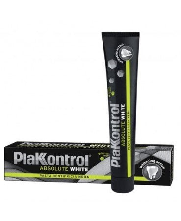 Plakkontrol Absolute White Dentifricio Nero