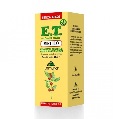Lemuria Mirtillo Estratto Totale 30ml