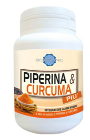 Bodyline Piperina e curcuma più integratore 60 capsule