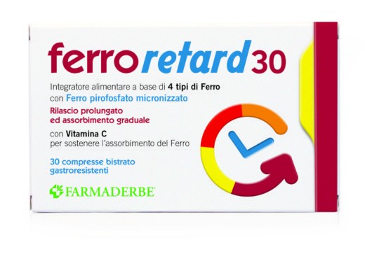 Farmaderbe Ferro retard 30 compresse