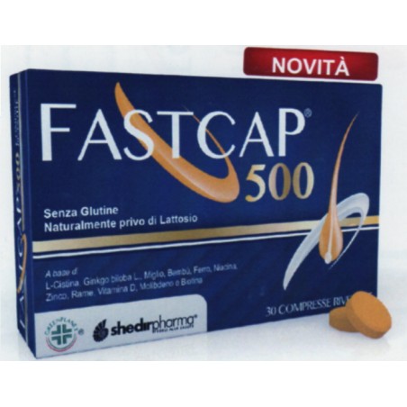 Fastcap 500 30 compresse rivestite integratore anticaduta