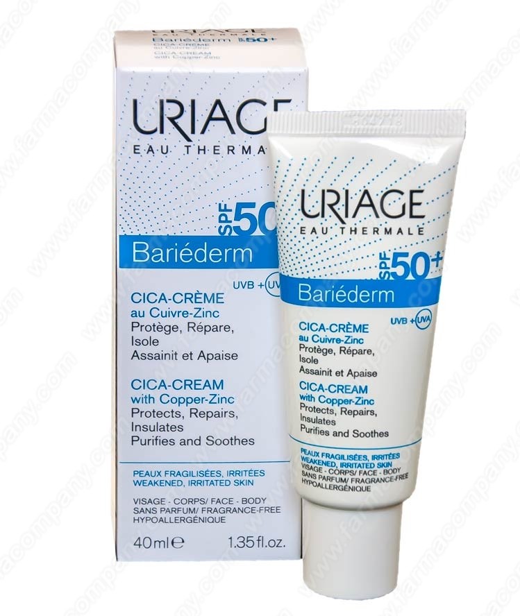 Bariederm cica-crema protezione spf50+ 40 ml per pelli fragili