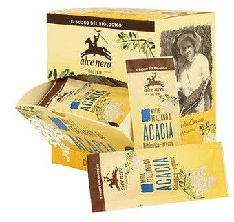 Alce nero Miele acacia bio organico 32 bustine
