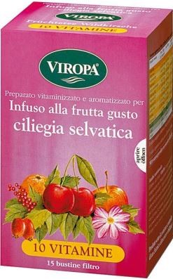 Viropa 10 vitamine ciliege infuso 15 bustine