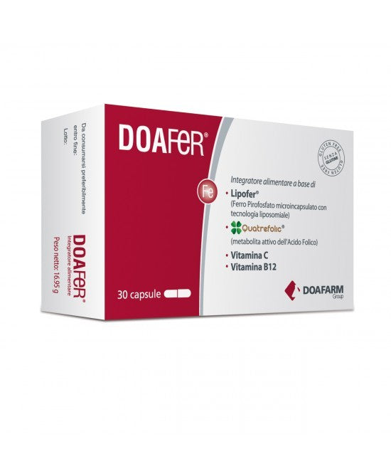 Doafarm Doafer integratore alimentare di ferro 30 capsule