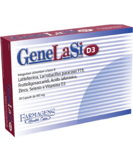 Farmagens Genelasi d3 20 capsule integratore alimentare