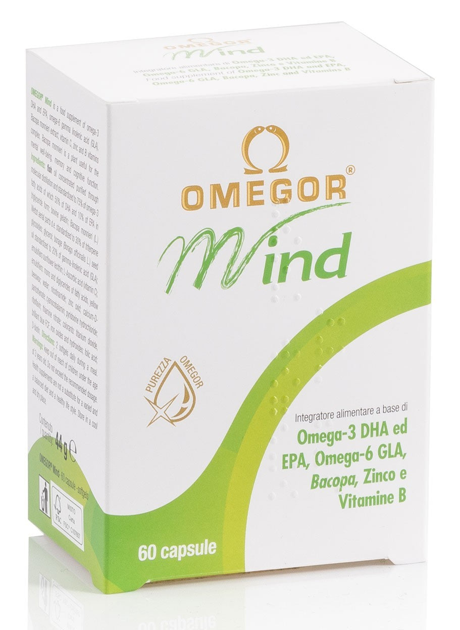 UGA nutraceuticals Omegor mind integratore 60 capsule molli